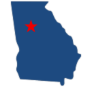 Georgia map